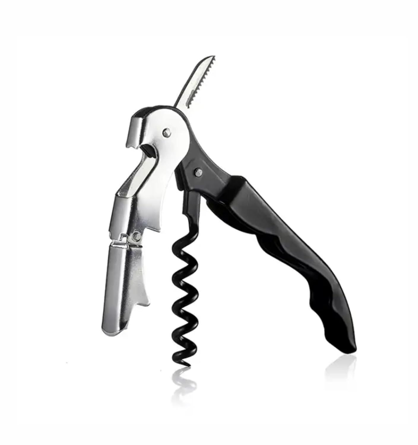3in1 Wine Corkscrew with Knife and Bottle Opener