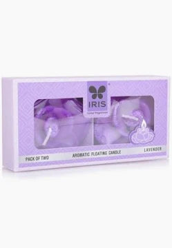 IRIS AROMATIC FLOATING CANDLE   ( PACK OF 2 )